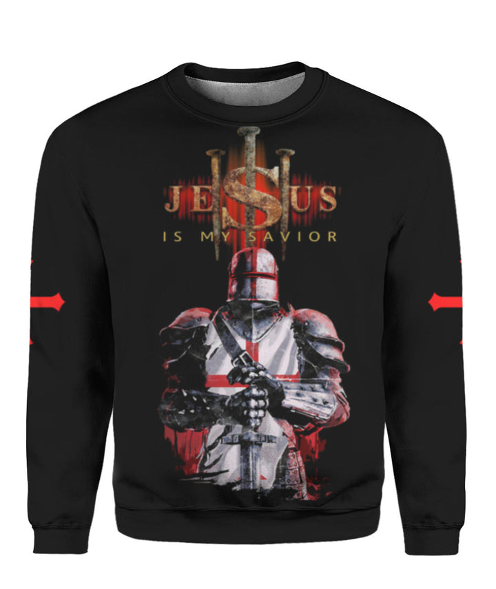 Knights Templar Jesus 3D All Over Print | For Men & Women | Adult | HP1578-BehighStyle