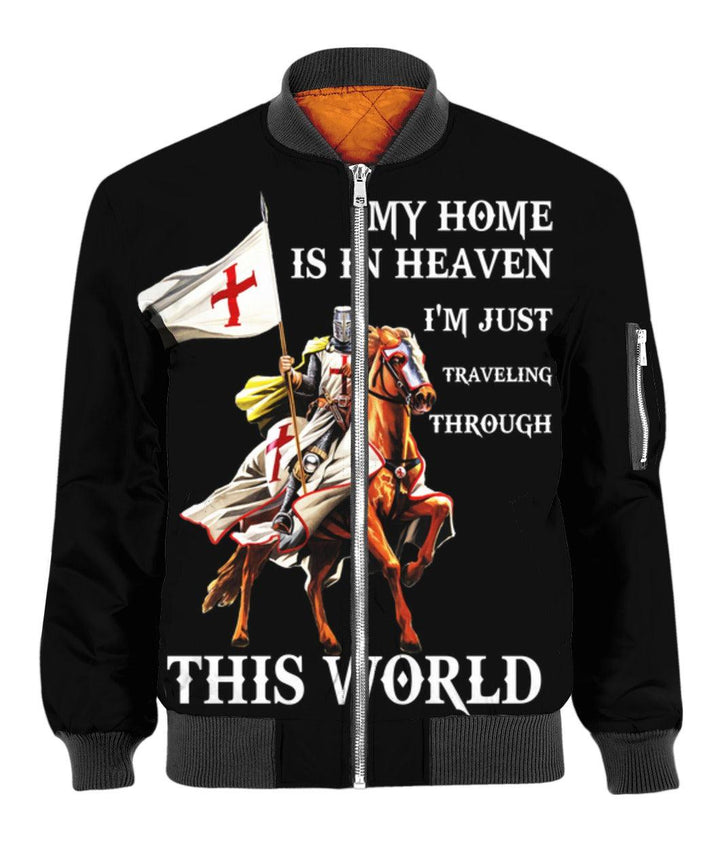 Knights Templar My Home Is In Heaven This World 3D All Over Print | For Men & Women | Adult | HP1613-BehighStyle