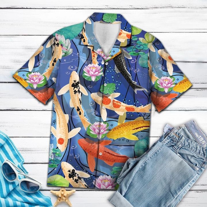 Koi Carp Hawaiian Shirt | For Men & Women | HW1514-BehighStyle