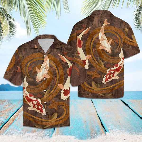 Koi Fish Vintage Hawaiian Shirt | For Men & Women | HW1515-BehighStyle