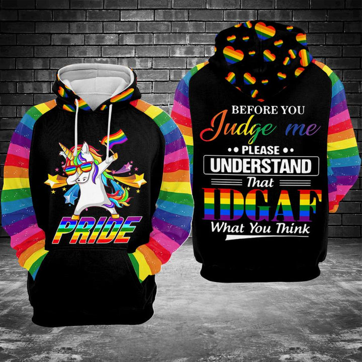 LGBT Before you judge me 3D All Over Print | For Men & Women | Adult | HO7408-BehighStyle