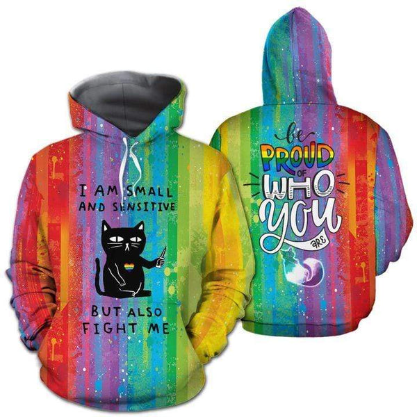 LGBT Fight Me Black Cat 3D All Over Print | For Men & Women | Adult | HO7406-BehighStyle