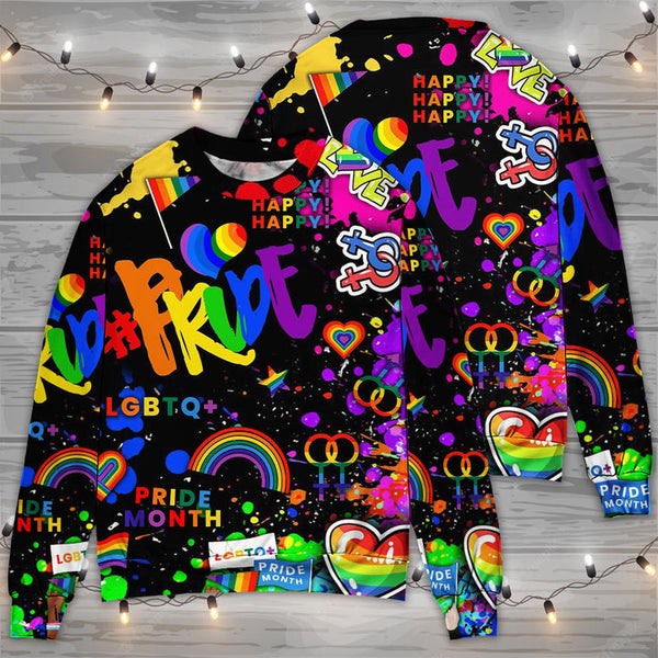 LGBT Pride Mix Color 3D All Over Print | Adult | HP3048
