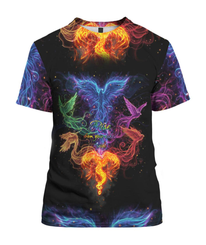 LGBT Pride Rise From Your Ashes 3D All Over Print | For Men & Women | Adult | HP1598-BehighStyle