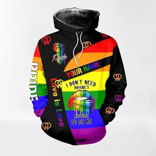 LGBT Pride Sexy Lips Custom Name 3D All Over Print | Adult | CN232