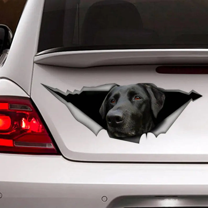 Labrador Retriever Dog Car Decal Sticker | Waterproof | PVC Vinyl | CCS2524-BehighStyle