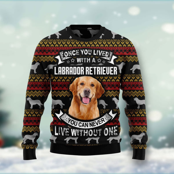 Labrador Retriever Dog Ugly Christmas Sweater | Adult | US1747