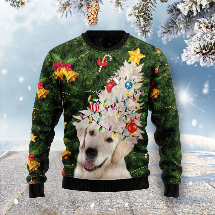 Labrador Retriever Noel Tree Ugly Christmas Sweater | For Men & Women | Adult | US1227-BehighStyle