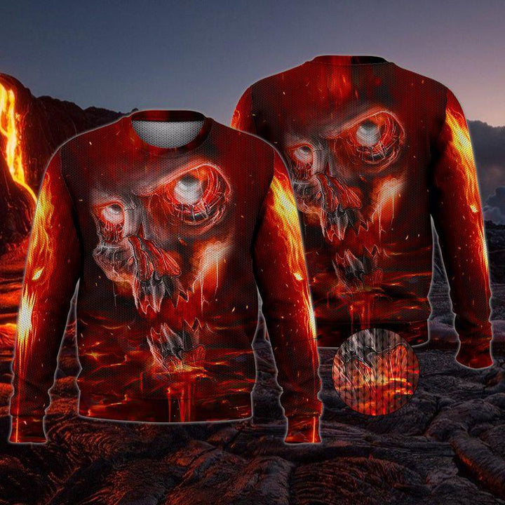 Lava Skull 3D All Over Print | For Men & Women | Adult | HP1335-BehighStyle