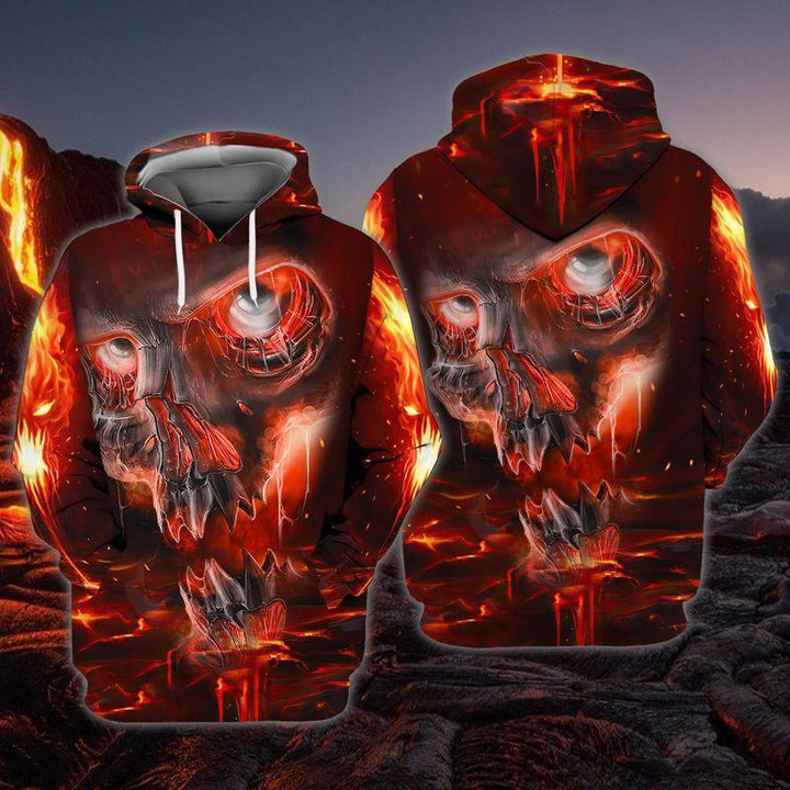 Lava Skull 3D All Over Print | For Men & Women | Adult | HP1335-BehighStyle