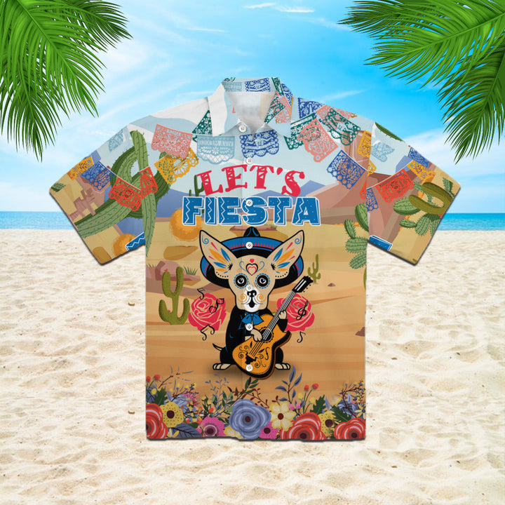 Lets Fiesta With Chihuahua Dog Hawaiian Shirt | For Men & Women | HW767-BehighStyle