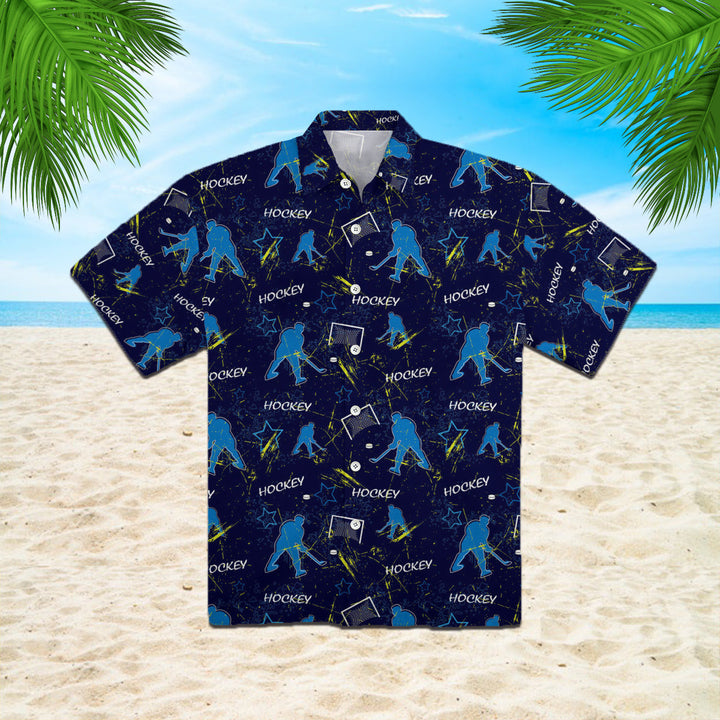 Lets Play Hockey Hawaiian Shirt | For Men & Women | HW1021-BehighStyle