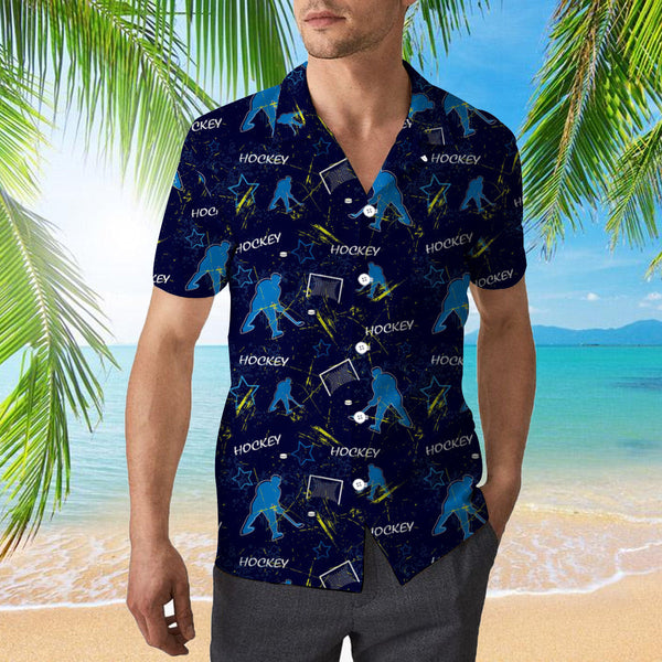 Lets Play Hockey Hawaiian Shirt | For Men & Women | HW1021-BehighStyle