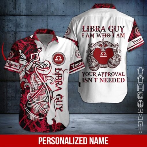 Libra Guy Custom Name Hawaiian Shirt | For Men & Women | HN522-BehighStyle