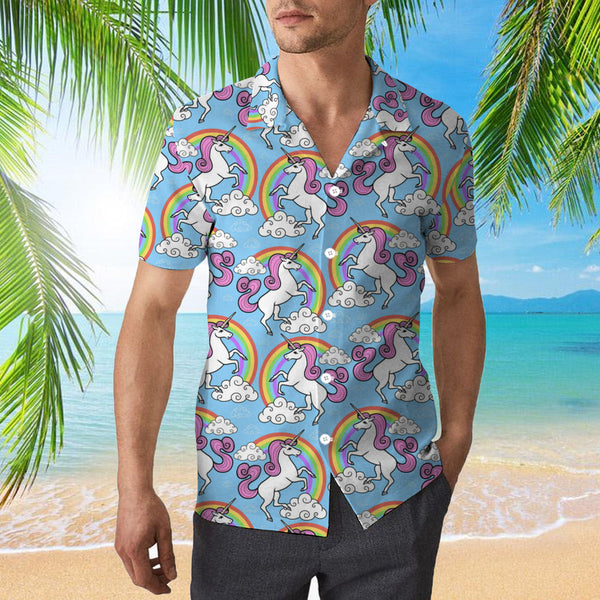 Life Is Better With Unicorn Rainbow Hawaiian Shirt | For Men & Women | HW958-BehighStyle