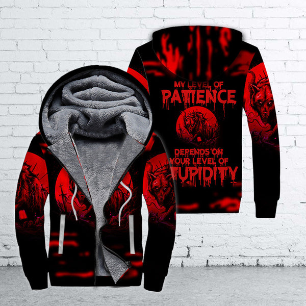 Limited Edition Halloween Fleece Zip Hoodie All Over Print | FZ338