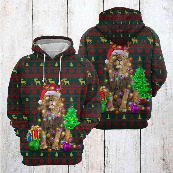 Lion Christmas Beauty 3D All Over Print | Adult | HP2473