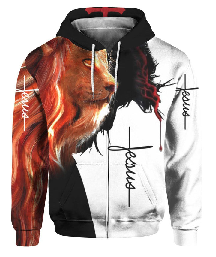 Lion Jesus 3D All Over Print | For Men & Women | Adult | HP1630-BehighStyle