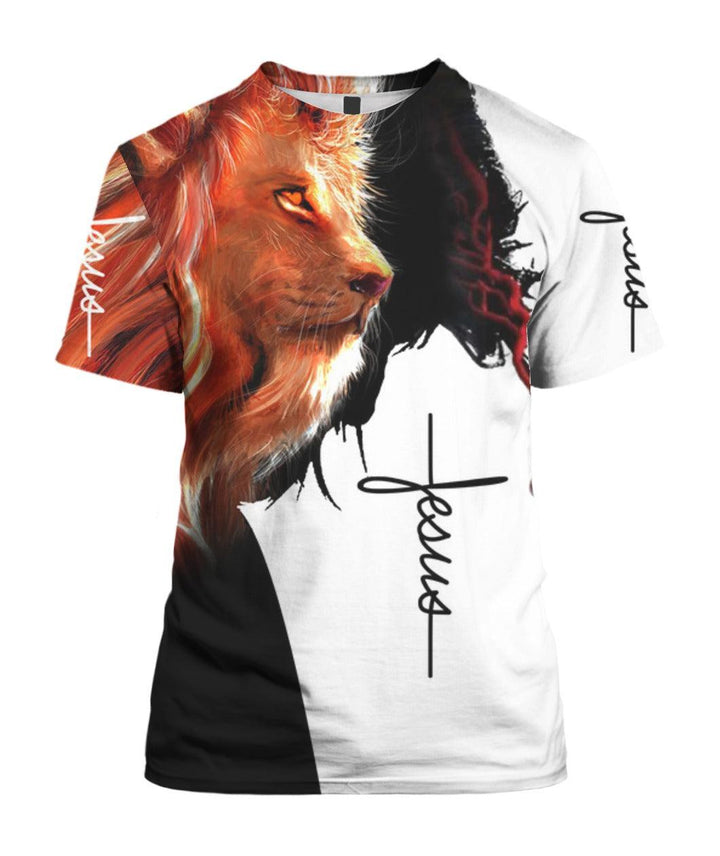 Lion Jesus 3D All Over Print | For Men & Women | Adult | HP1630-BehighStyle