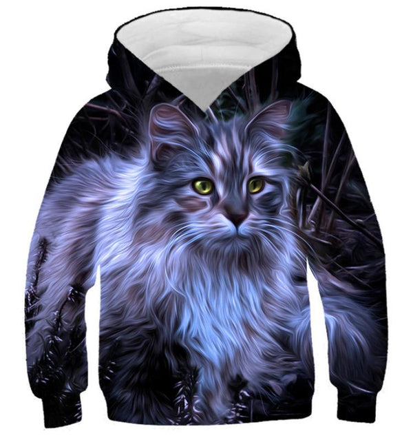 Little Purple Cat Cute 3D All Over Print | For Men & Women | Adult | HP660-BehighStyle