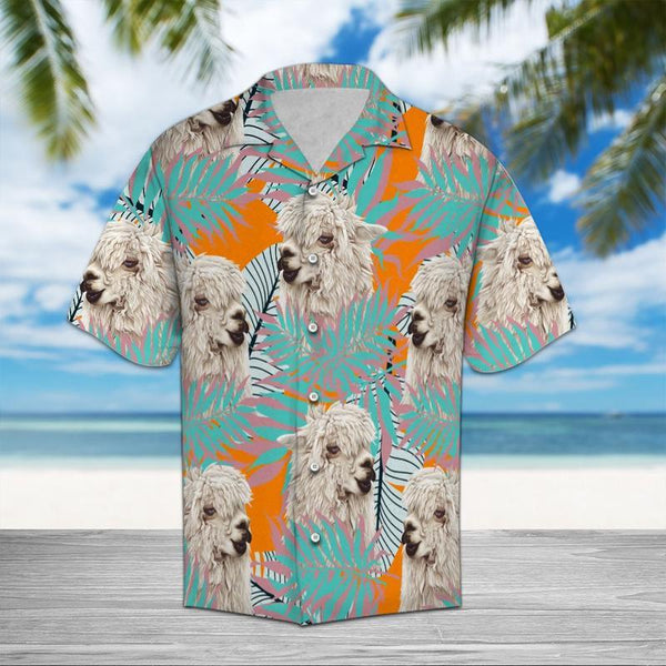 Llama Tropical Hawaiian Shirt | HW3203