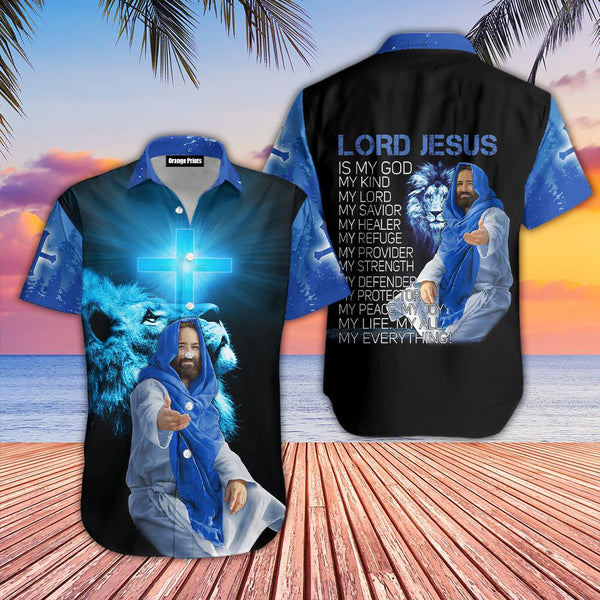 Lord Jesus Is My God Hawaiian Shirt | For Men & Women | HW2441-BehighStyle