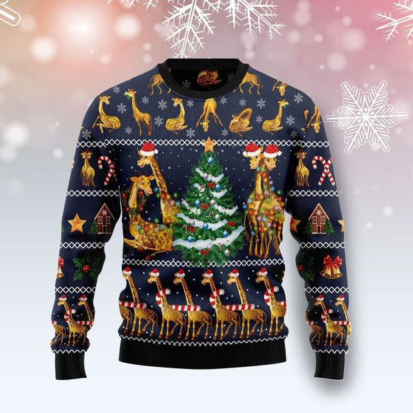 Love Giraffe Ugly Christmas Sweater | For Men & Women | Adult | US1462-BehighStyle