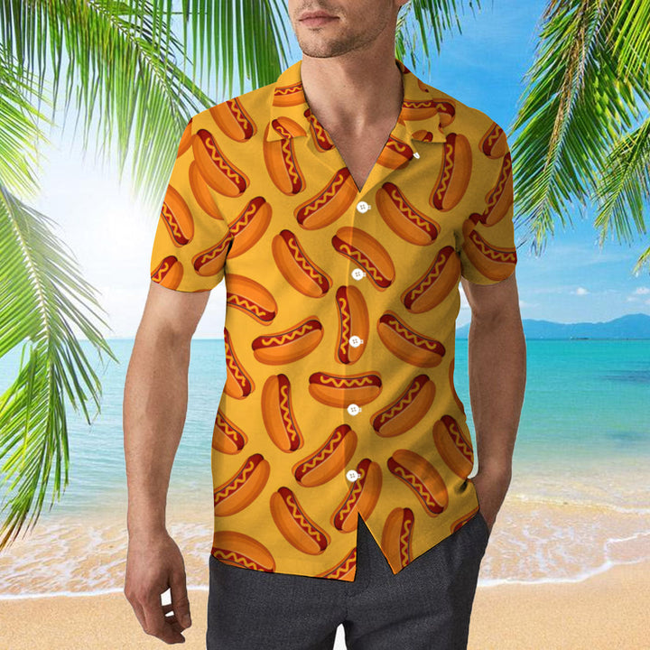 Love Hot Dog Hawaiian Shirt | For Men & Women | HW2000-BehighStyle