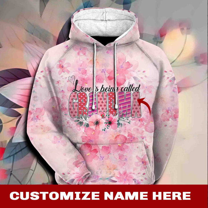 Love Is Being Called Grandma Custom Name 3D All Over Print | For Men & Women | Adult | CN151-BehighStyle