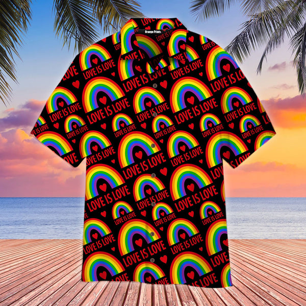 Love Is Love LGBT Pride Hawaiian Shirt | For Men & Women | WT6298-BehighStyle