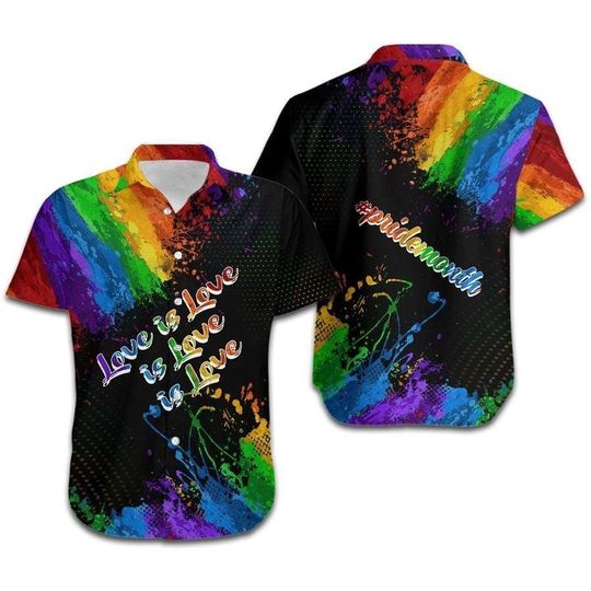 Love Is Love Lgbt Aloha Hawaiian Shirt | For Men & Women | HL2425-BehighStyle