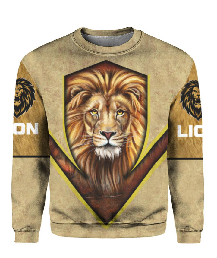 Love Lion Golden 3D All Over Print | For Men & Women | Adult | HP1592-BehighStyle