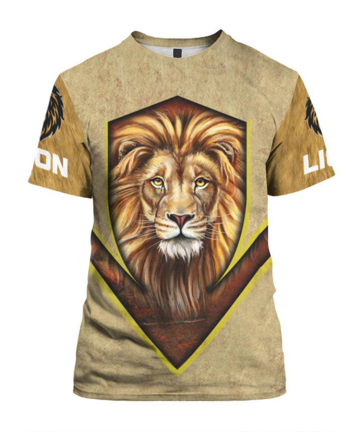 Love Lion Golden 3D All Over Print | For Men & Women | Adult | HP1592-BehighStyle