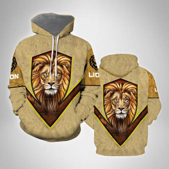 Love Lion Golden 3D All Over Print | For Men & Women | Adult | HP1592-BehighStyle