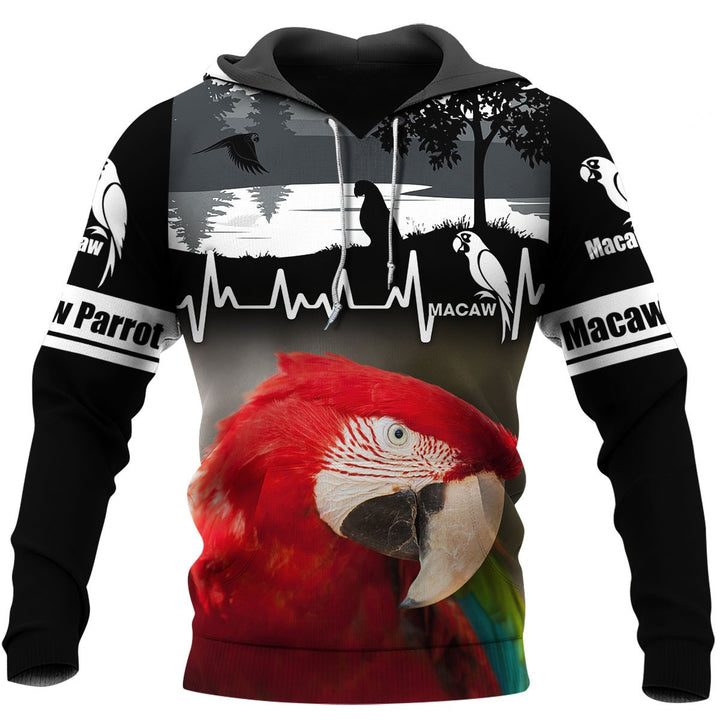 Love Macaw Parrot 3D All Over Print | For Men & Women | Adult | HP1317-BehighStyle