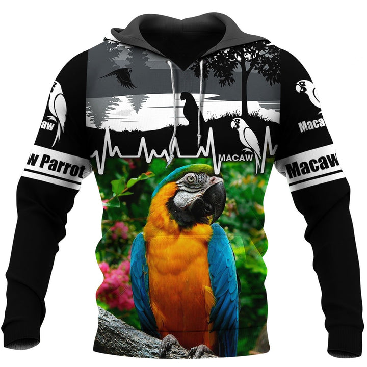 Love Macaw Parrot 3D All Over Print | For Men & Women | Adult | HP1472-BehighStyle