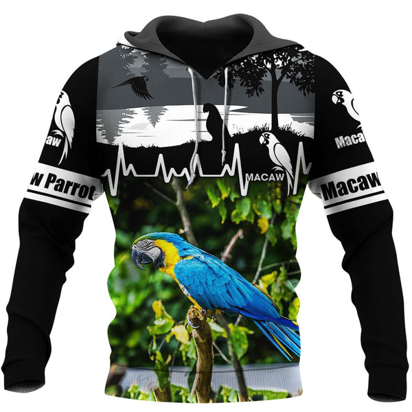 Love Macaw Parrot 3D All Over Print | For Men & Women | Adult | HP1473-BehighStyle