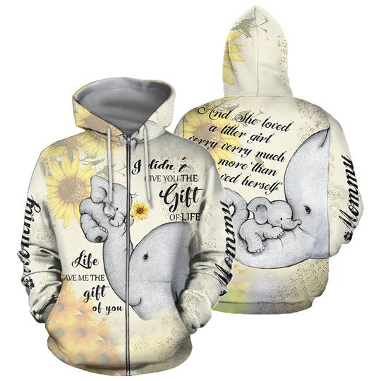 Love Mom Elephant 3D All Over Print | For Men & Women | Adult | HP1097-BehighStyle