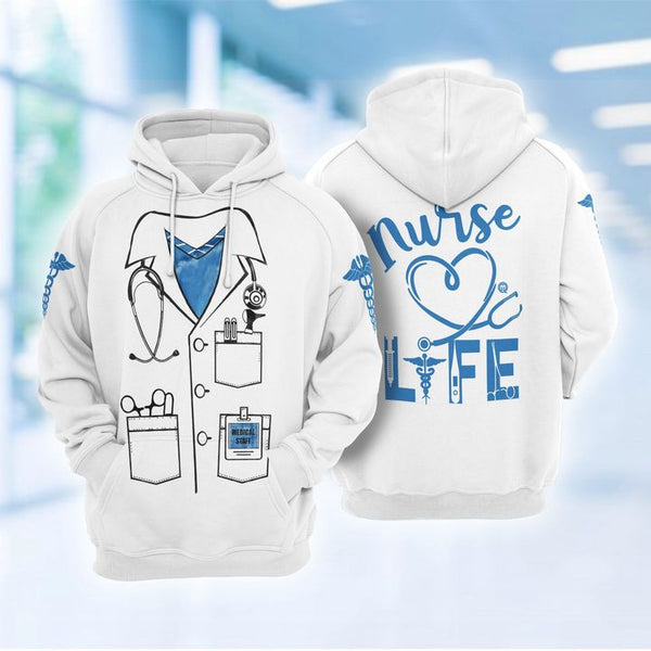 Love Nurse For Life 3D All Over Print | For Men & Women | Adult | HP1755-BehighStyle