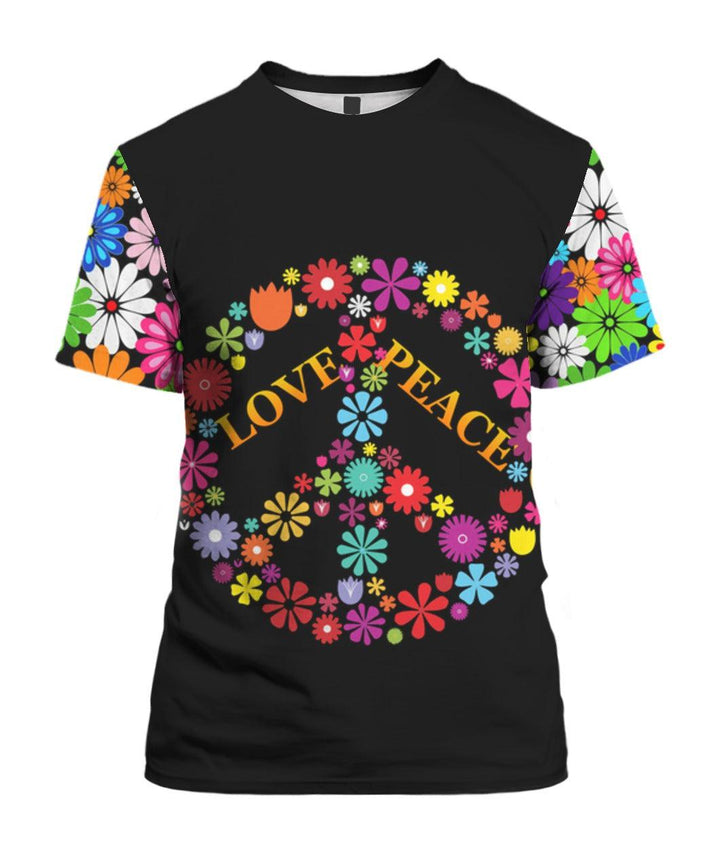 Love Peace Hippie 3D All Over Print | For Men & Women | Adult | HP1635-BehighStyle