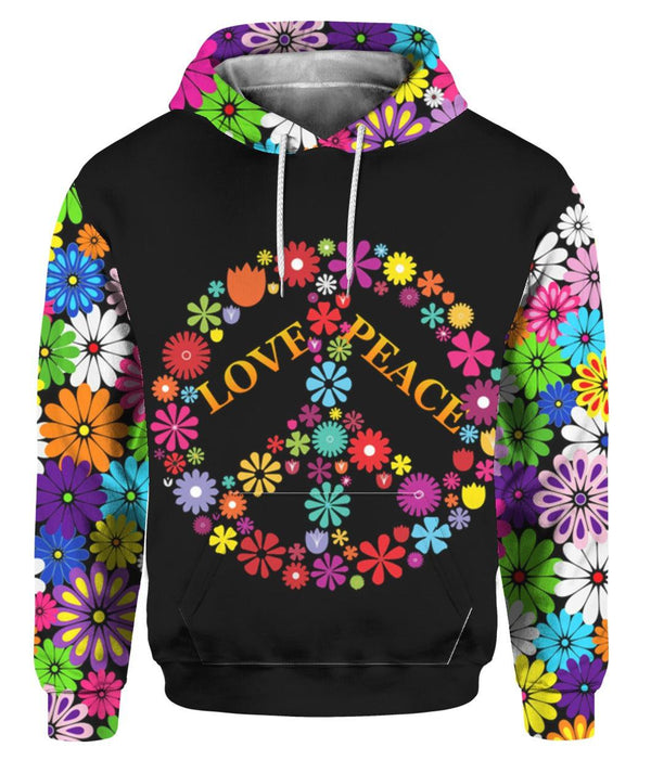 Love Peace Hippie 3D All Over Print | For Men & Women | Adult | HP1635-BehighStyle