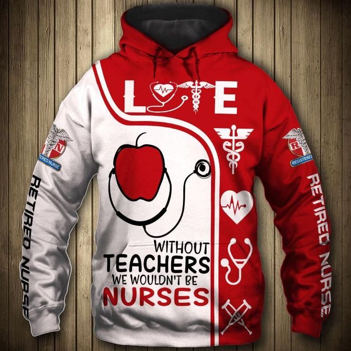 Love Teacher Nurse Red 3D All Over Print | For Men & Women | Adult | HP1771-BehighStyle