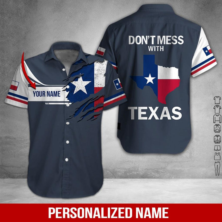 Love Texas Custom Name Hawaiian Shirt | For Men & Women | HN427-BehighStyle