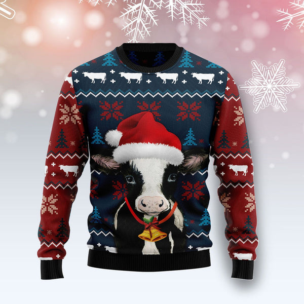 Lovely Cow Ugly Christmas Sweater | For Men & Women | Adult | US1460-BehighStyle