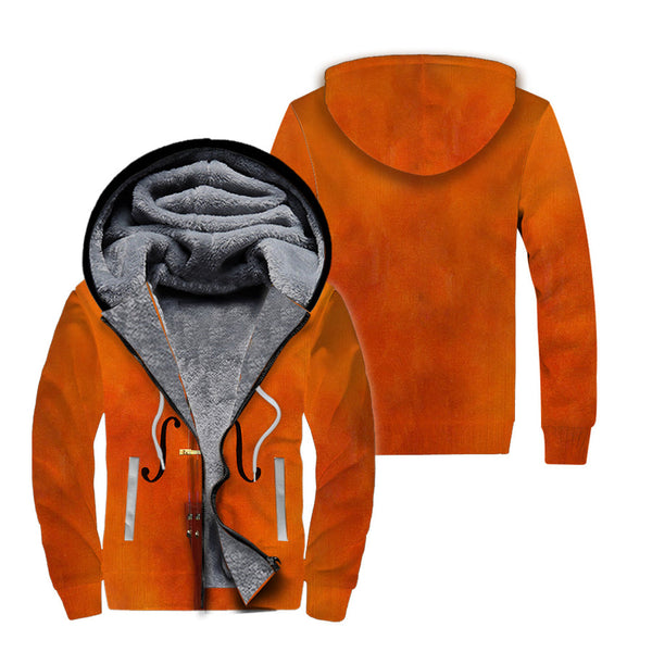Lovely Guitar Fleece Zip Hoodie All Over Print | FZ407