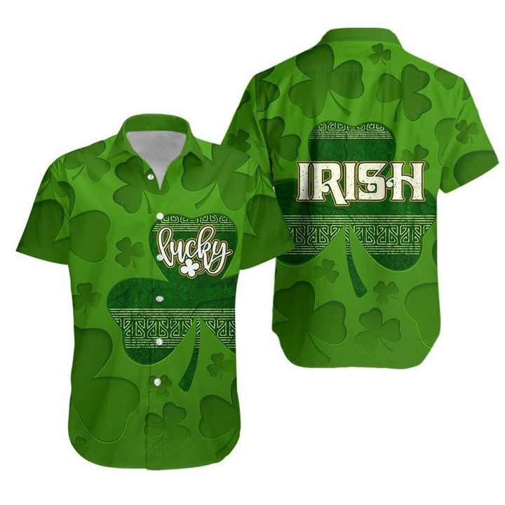 Lucky St. Patrick's Day Cool Design Aloha Hawaiian Shirt | For Men & Women | HW1092-BehighStyle