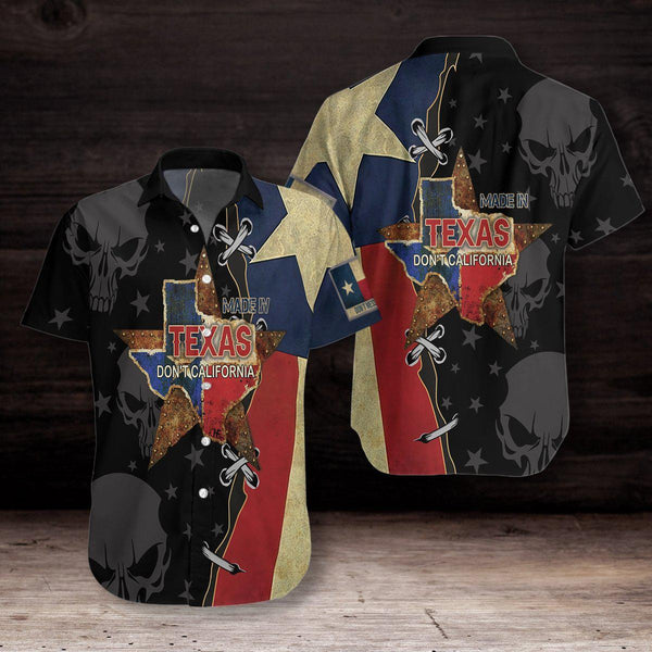 Made In Texas Don't California Hawaiian Shirt | HW3462