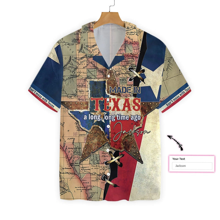 Made In Texas Long Time Ago Custom Name Hawaiian Shirt | For Men & Women | HN519-BehighStyle