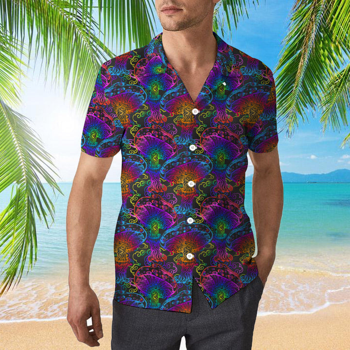 Magic Hippy Mushroom Hawaiian Shirt | For Men & Women | HW1023-BehighStyle