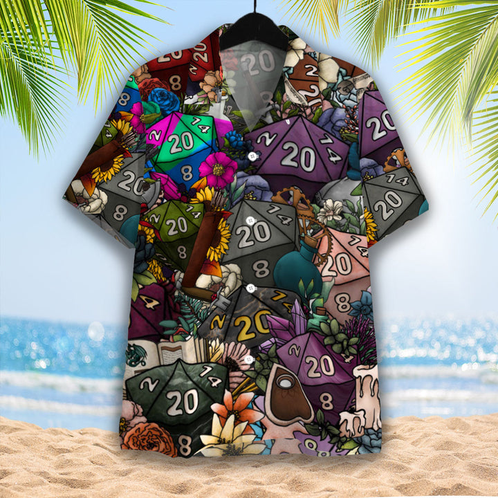 Magic Polyhedral Dice Hawaiian Shirt | For Men & Women | HW2203-BehighStyle